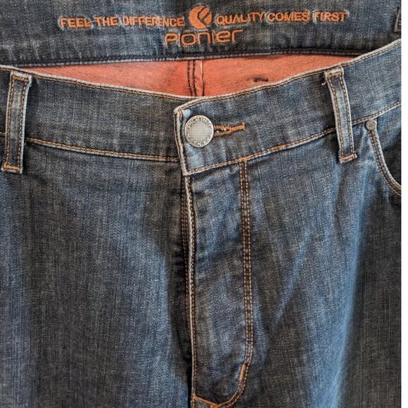 Pionier Marc Medium Stone Wash Straight Leg Jeans Size W40/L34 - Picture 2 of 7